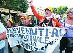 Proteste a Pompe