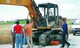 Discarica, attentato al cantiere