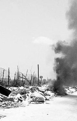 Incendi di rifiuti tossici nel casertano